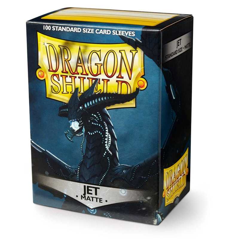 Dragon Shield Standard Sleeves - Matte Jet
