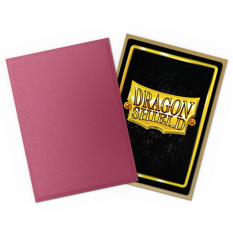 Dragon Shield Dual Matte Sleeves - Pomegranate & Gold