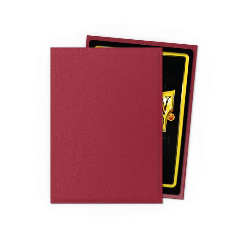 Dragon Shield Matte Standard - Non-Glare Blood Red