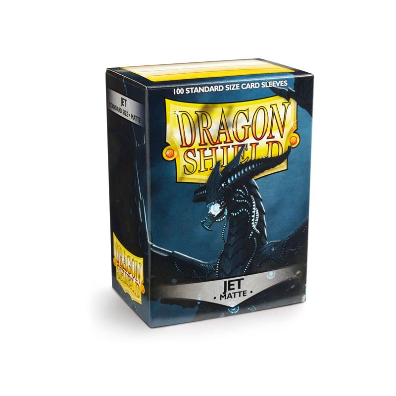 Dragon Shield Standard Sleeves - Matte Jet