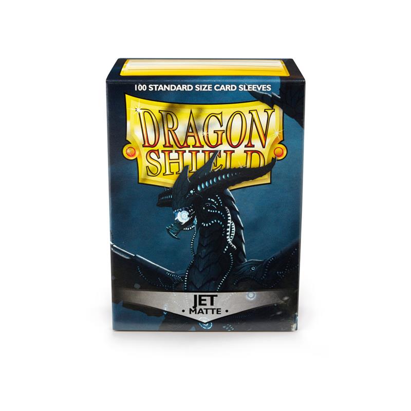 Dragon Shield Standard Sleeves - Matte Jet