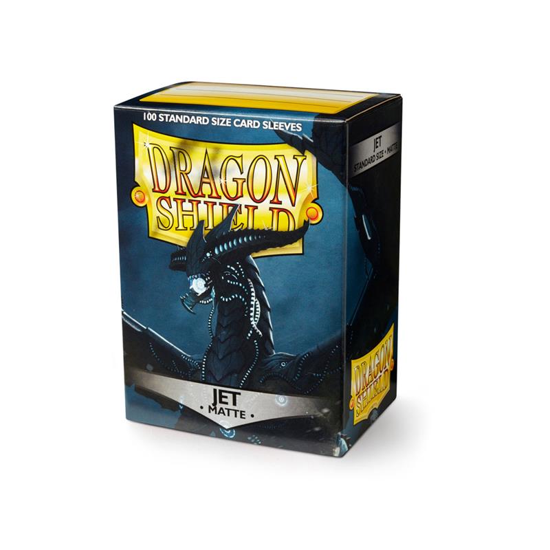 Dragon Shield Standard Sleeves - Matte Jet