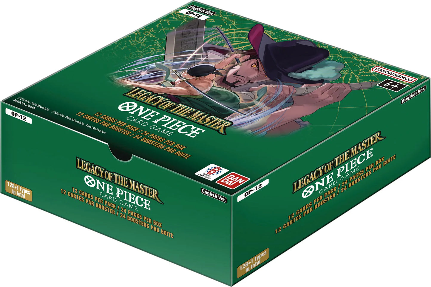 One Piece Card Game Legacy of the Master OP12 Display
