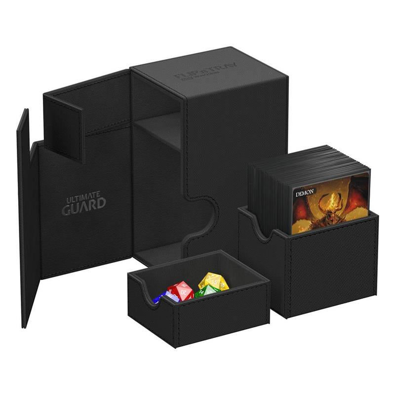Ultimate Guard Flip`n`Tray 80+ XenoSkin Monocolor Black