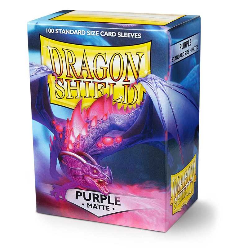 Dragon Shield Standard Sleeves - Matte Purple