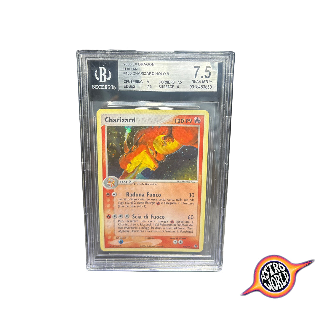 Charizard - EX Drago ITA NM+ BGS 7.5