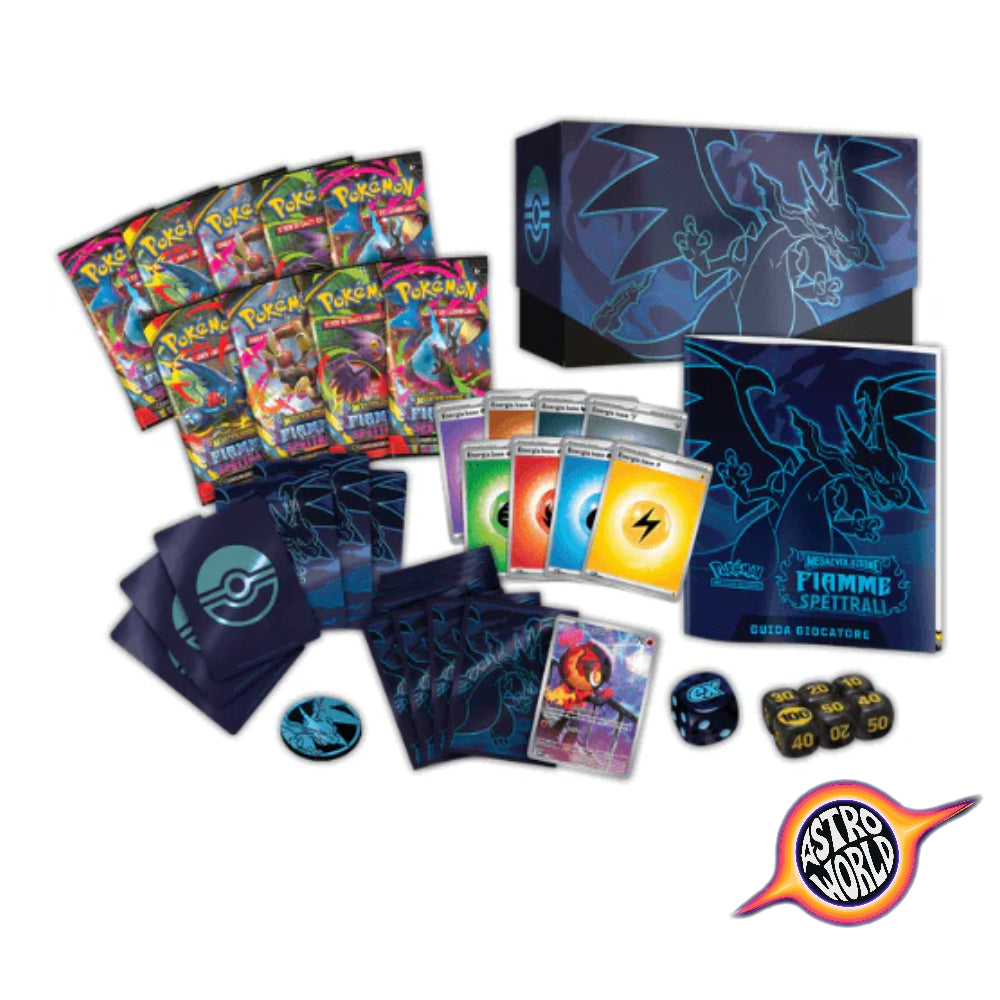 Pokemon ETB Set Allenatore Fuoriclasse Megaevoluzione - Fiamme Spettrali